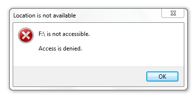 hard drive inaccessible