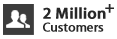 2 Million + Customers