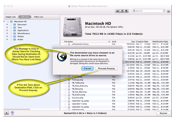 Mac Data Recovery Screenshot