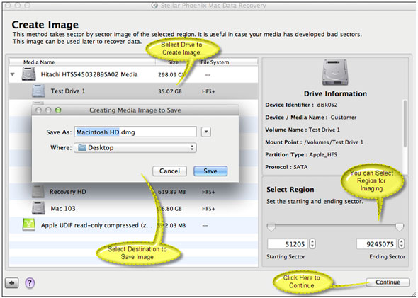 Mac Data Recovery Screenshot