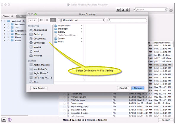 Mac Data Recovery Screenshot
