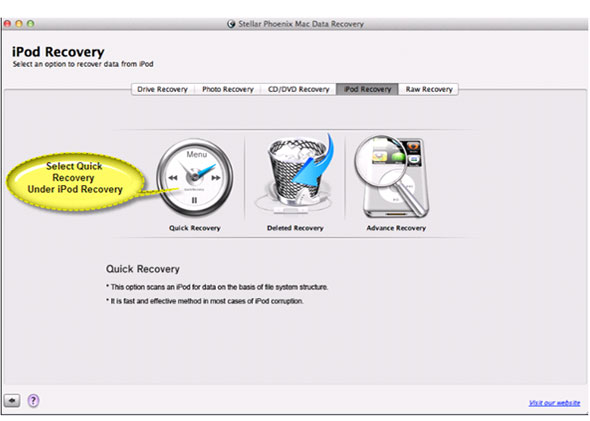 Mac Data Recovery Screenshot