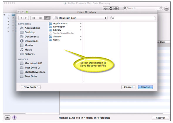 Mac Data Recovery Screenshot