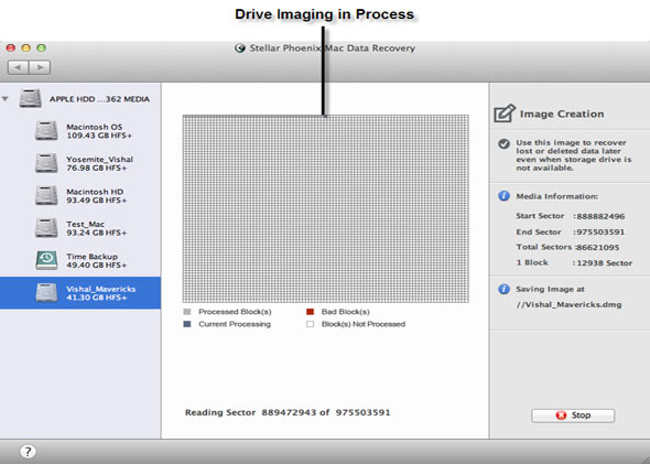 Mac Data Recovery Screenshot