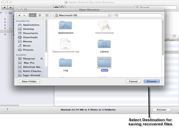 Mac Data Recovery Screenshot