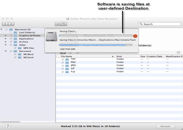 Mac Data Recovery Screenshot