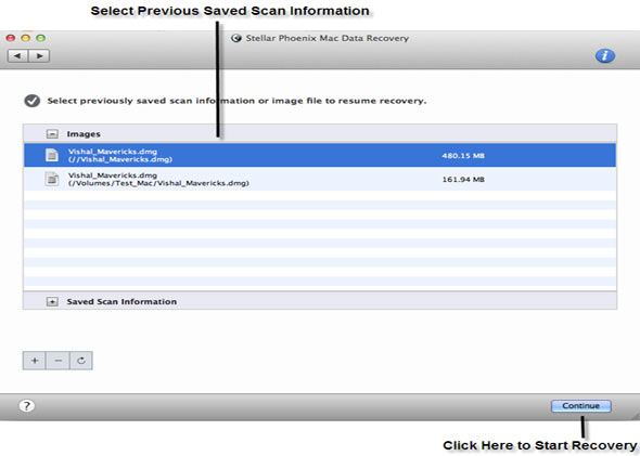 Mac Data Recovery Screenshot
