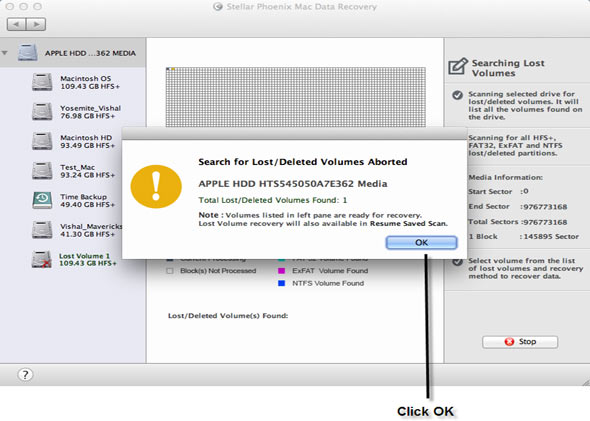 Mac Data Recovery Screenshot