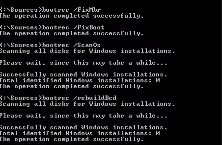 Repair Boot Records with Command Prompt