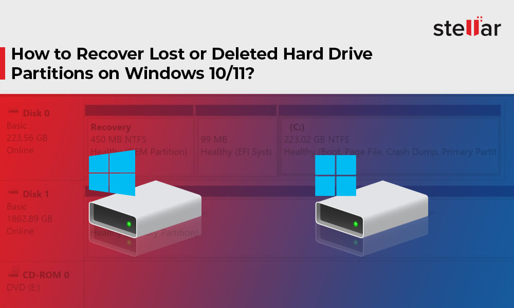 How to recover lost or deleted partitions on windows