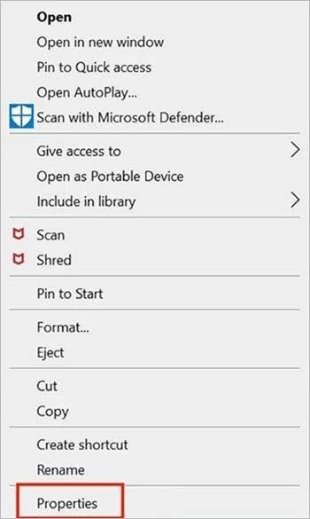 storage menu