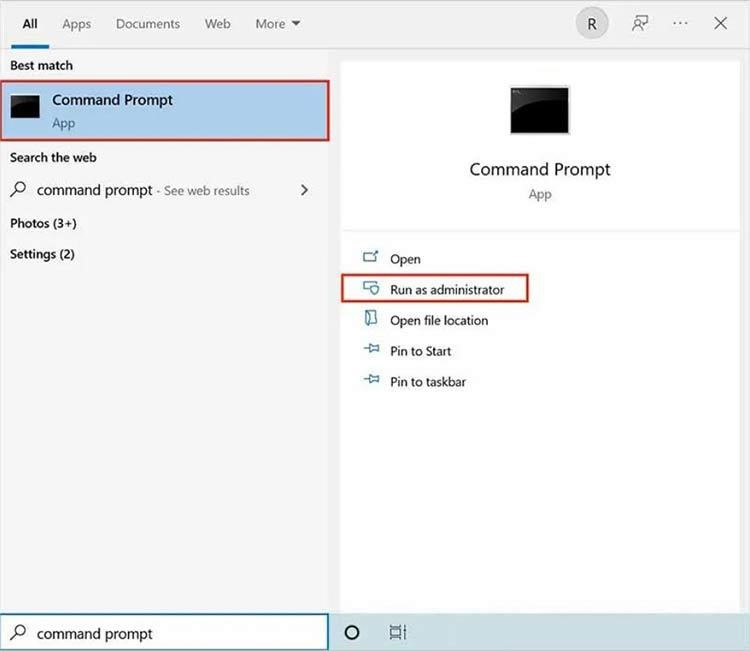 command prompt