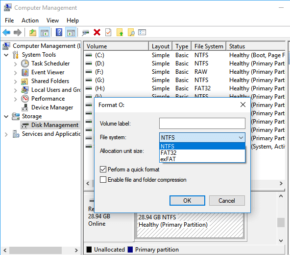 a disk format mac and windows can recognize