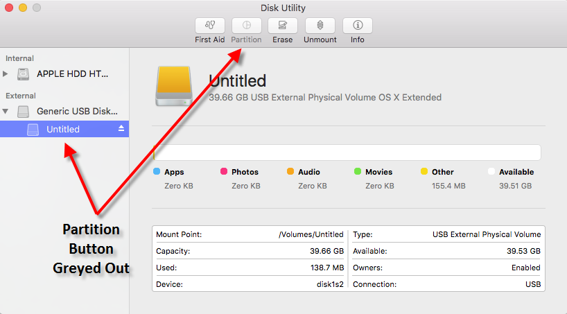 choosing a partition size for windows 10 on mac