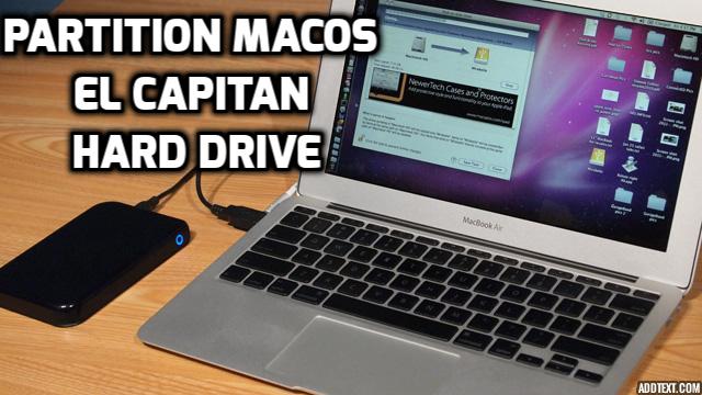 partition hard drive mac
