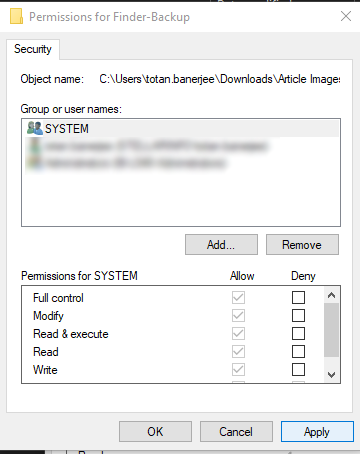 apply image properties in Windows