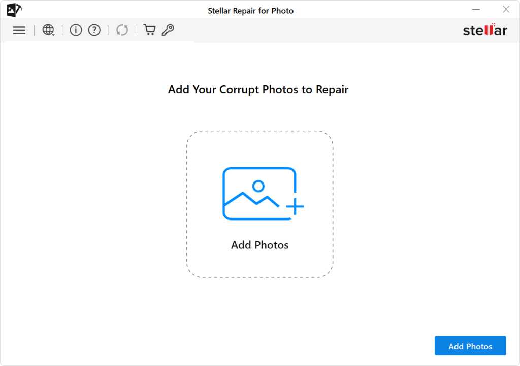 Stellar Repair for Photo - Add Corrupt Photos