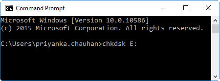 CHKDSK Command