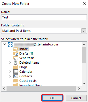 Create a new folder
