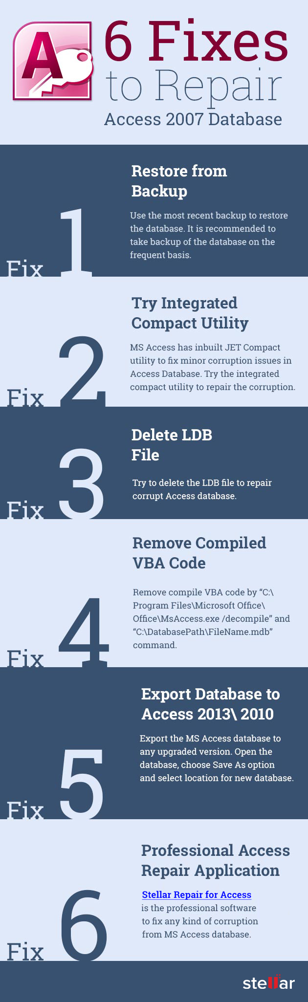 Banner Image for 6 Tips to Fixing Repair Access 2007 Database