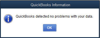 QuickBooks Rebuild not responding