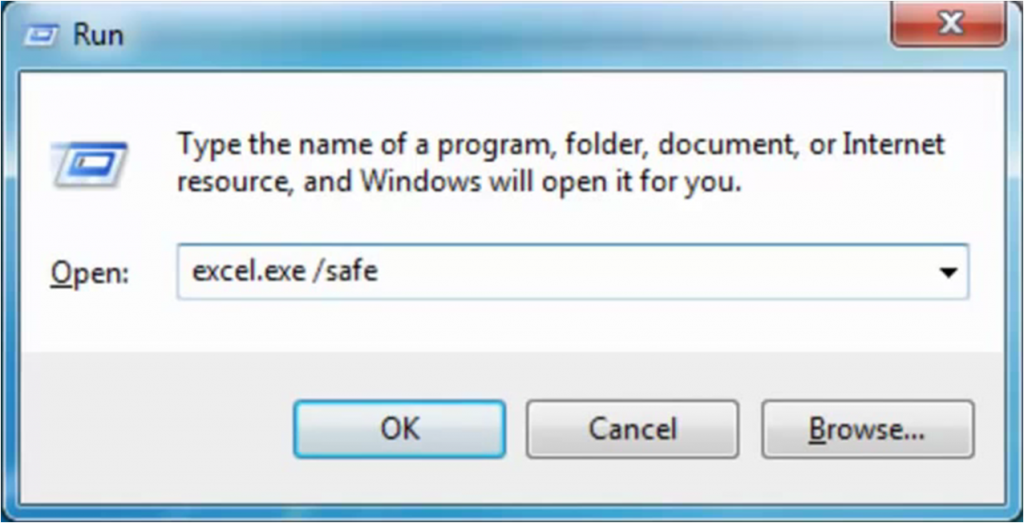 MS Excel in Safe Mode