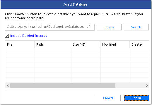 repair sql database 