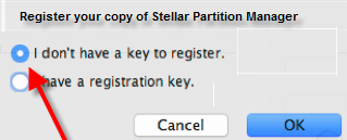 Register Stellar Partition Manager