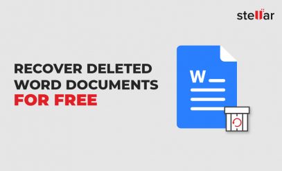 recover deleted document for free