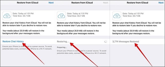 HOW TO RECOVER WHATSAPP CHAT HISTORY FROM IPHONE