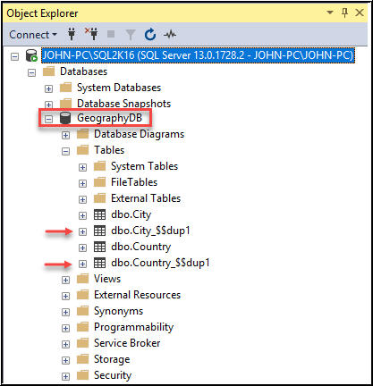 SQL Database File Saved to Live Database