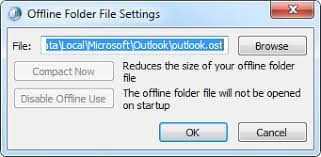 Offline Folder File Settings