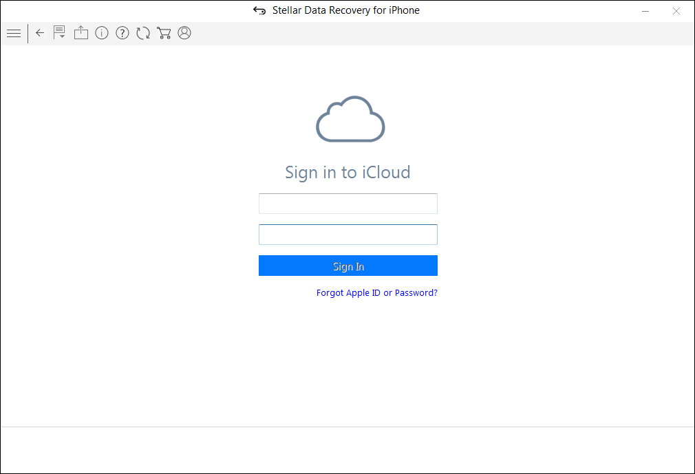 Stellar iPhone data recovery- recover from iClouds