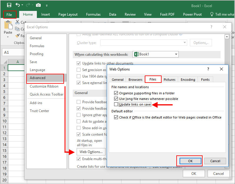 creating hyperlinks in excel to pdf