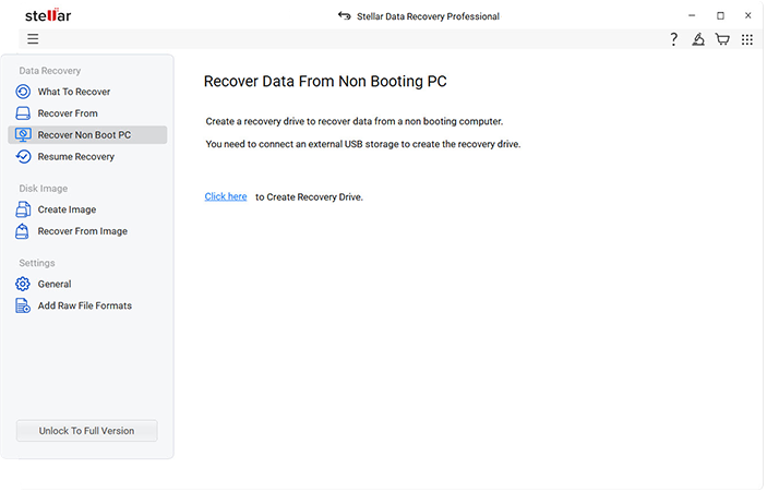 recover from non booting PC