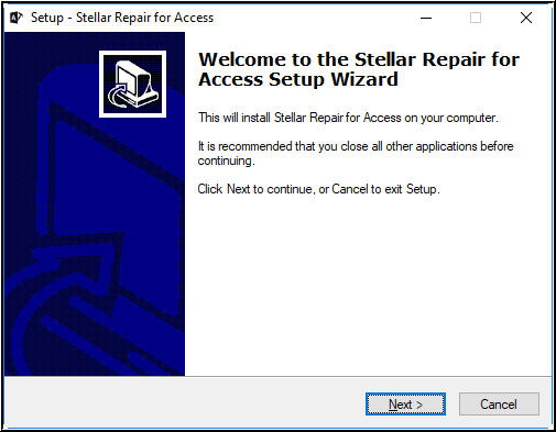 Image of the Setup Wizard