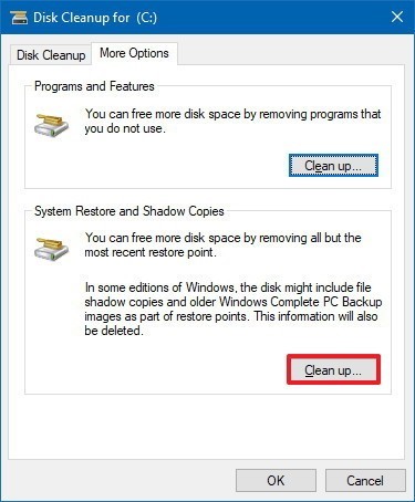 system restore and shadow copy