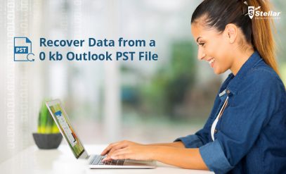 recover data from 0 kb pst