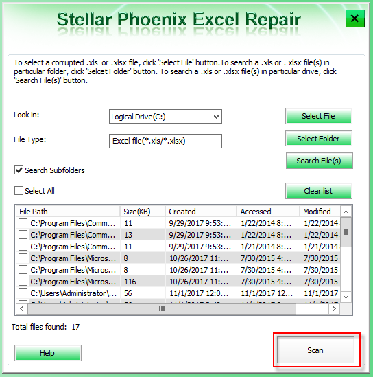stellar phoenix excel repair review