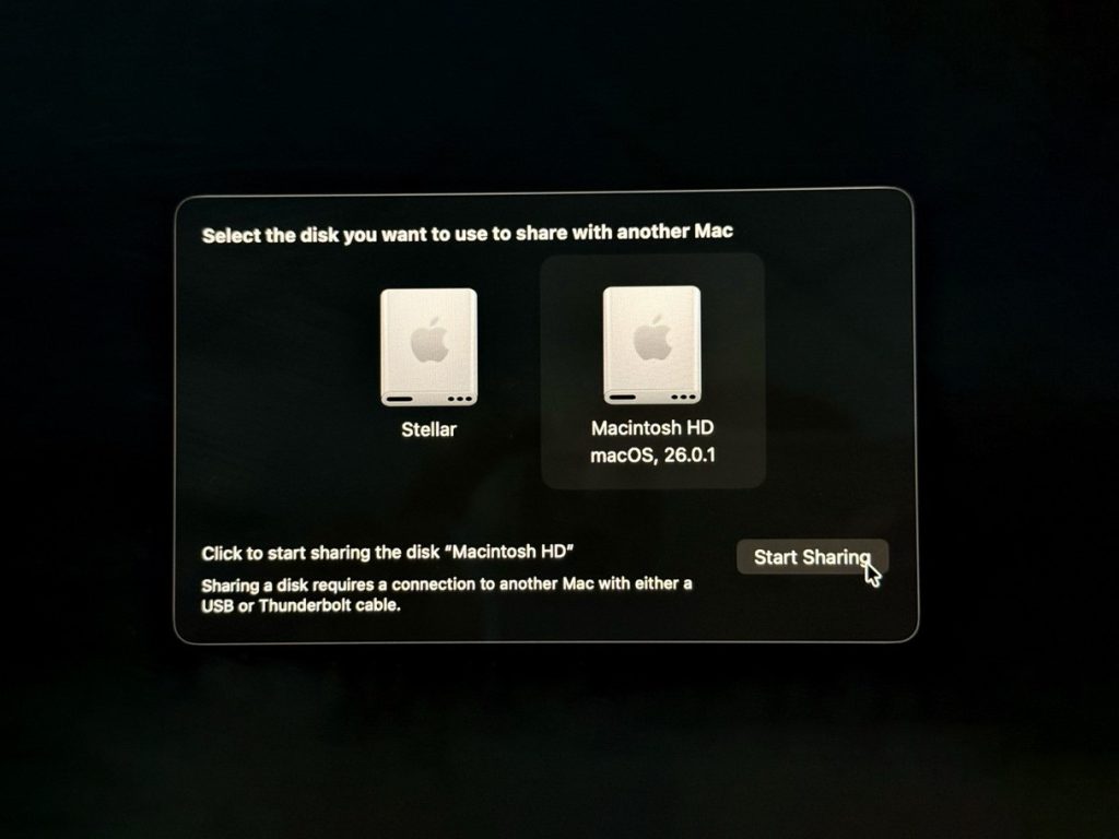 click Start Sharing.