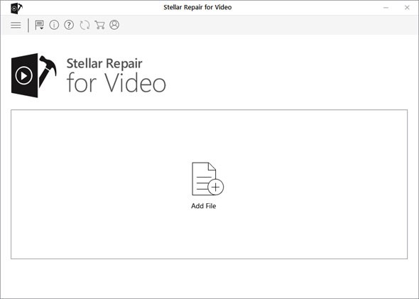 Stellar Repair for Video- Add Files