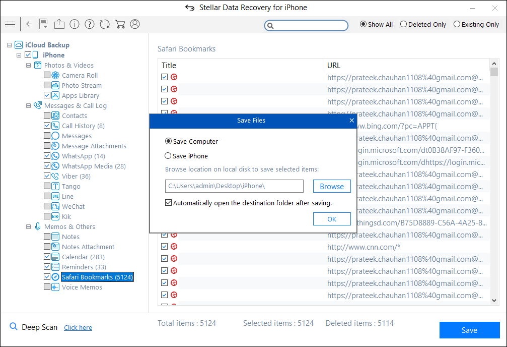 Stellar Data Recovery for iPhone- save iCloud data