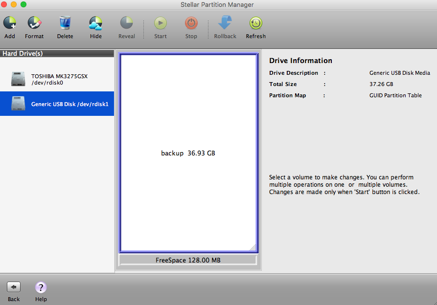 Stellar Partition Manager - Format Partition