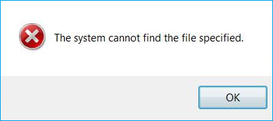 Solution To Fix The System Cannot Find The File Specified Error - roblox details httpsendrequest failed