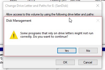 Drive Letter Not Correct
