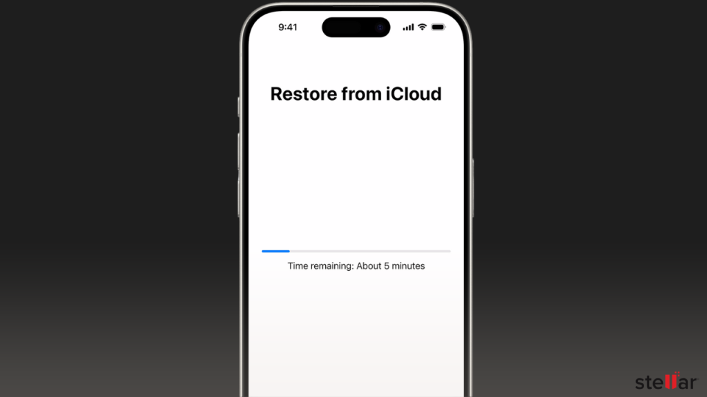 Restore form iCloud