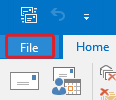 click on File 