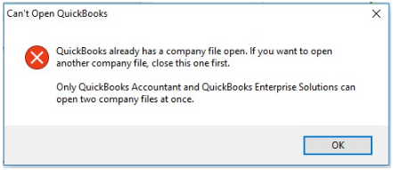 Quickbooks error