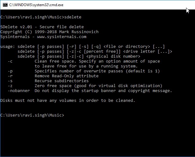 secure file delete free