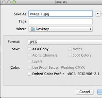 fix jpeg colour change on export in photoshop cc